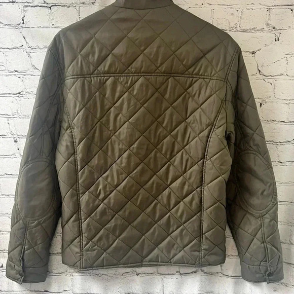 Cole Haan Olive‎ Green Quilted Winter Jacket Women’s Size Small - Picture 5 of 12
